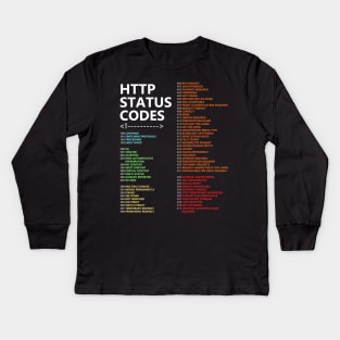 HTTP Response Codes Kids Long Sleeve T-Shirt